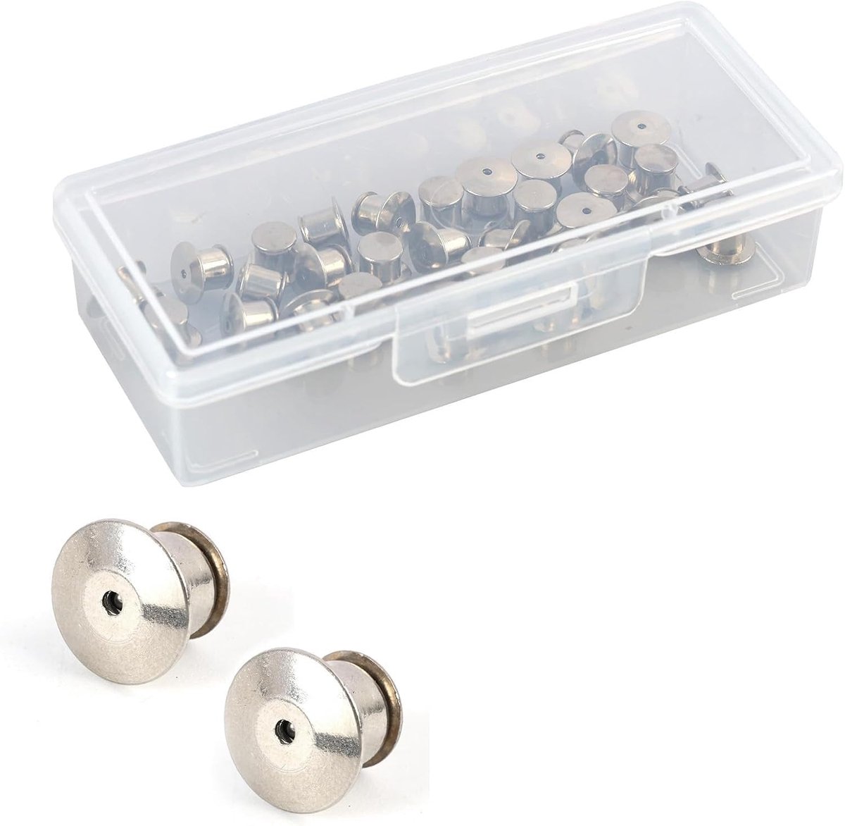 Klemmen set van 30 - 10 mm - messing - eenvoudig te gebruiken voor bevestigen - ShopVlot