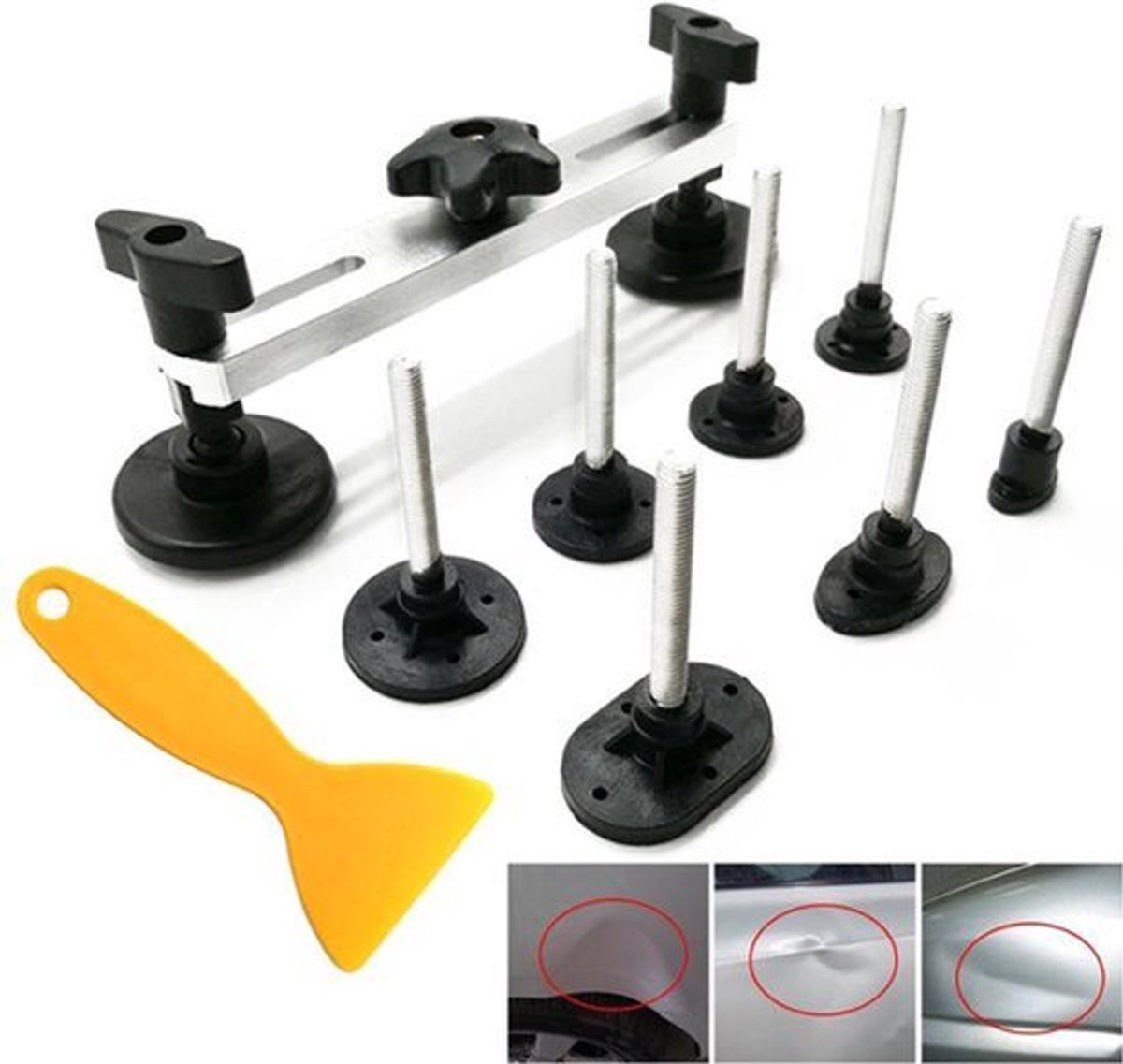Autoreparatie Uitdeukset - Uitdeukgereedschap - Deukentrekker - Uitdeuksets - Autogereedschap