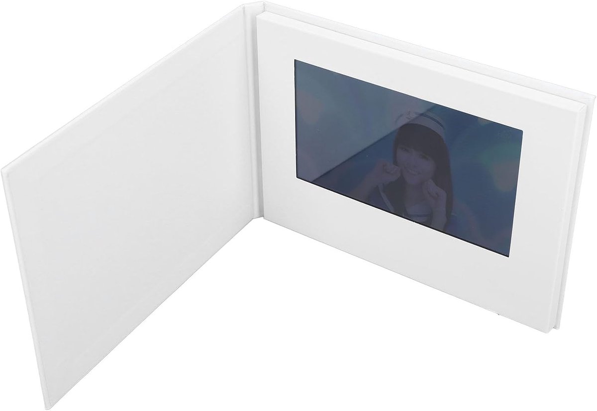 Video wenskaart 7 inch - Touchscreen 4GB - HD scherm - Maak je eigen digitale groet - ShopVlot