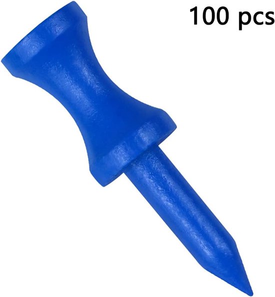 Biologische Golf Tees in Blauw 38MM - 100 Stuks Duurzame en Afbreekbare Tees voor Milieuvriendelijk Golfen — afbeelding 4