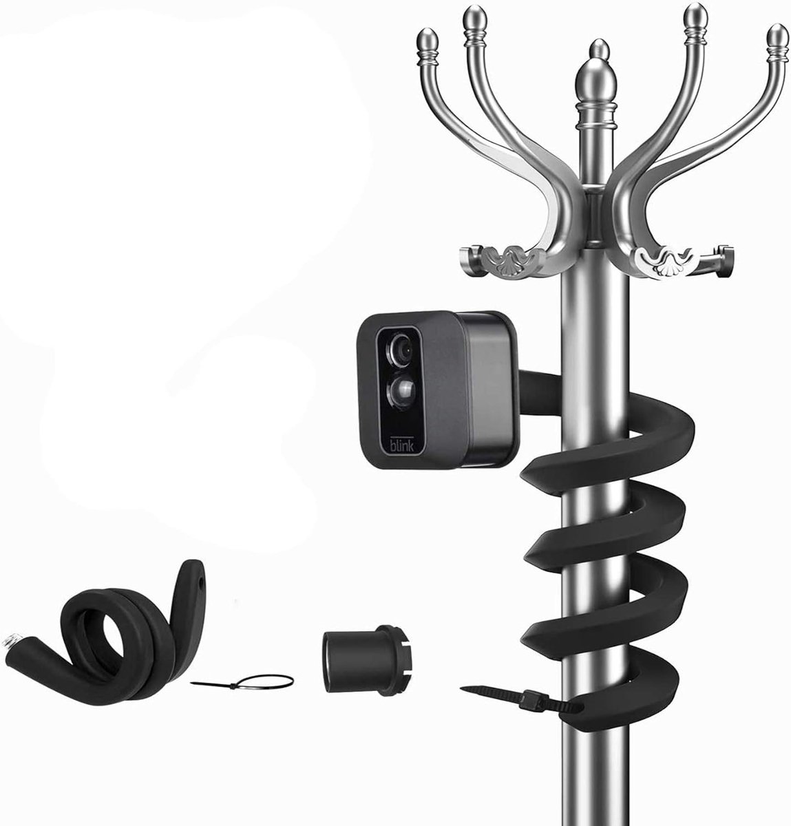 Flexibele Beugel voor Blink Camera - Geschikt voor Buiten en Binnen - Zwart - Eenvoudige installatie zonder boren - ShopVlot