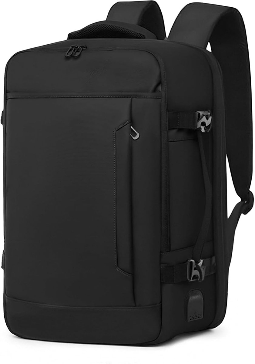 Laptop Backpack 17.3 inch 20L-30L Travel Backpack Expandable Men Women with Laptop Compartment USB Charging Port Cabin - ShopVlot