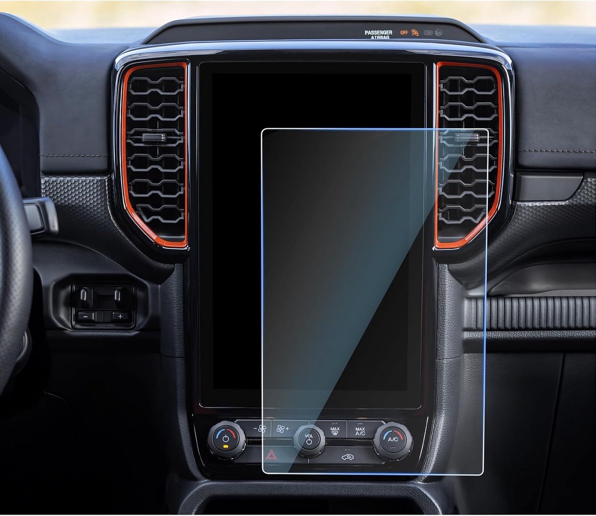 Navigatie Beschermfolie 10.1 inch - Tempered Glas - 9H Hardheid - Schokbestendig voor Ford Ranger 2023-2025 - ShopVlot