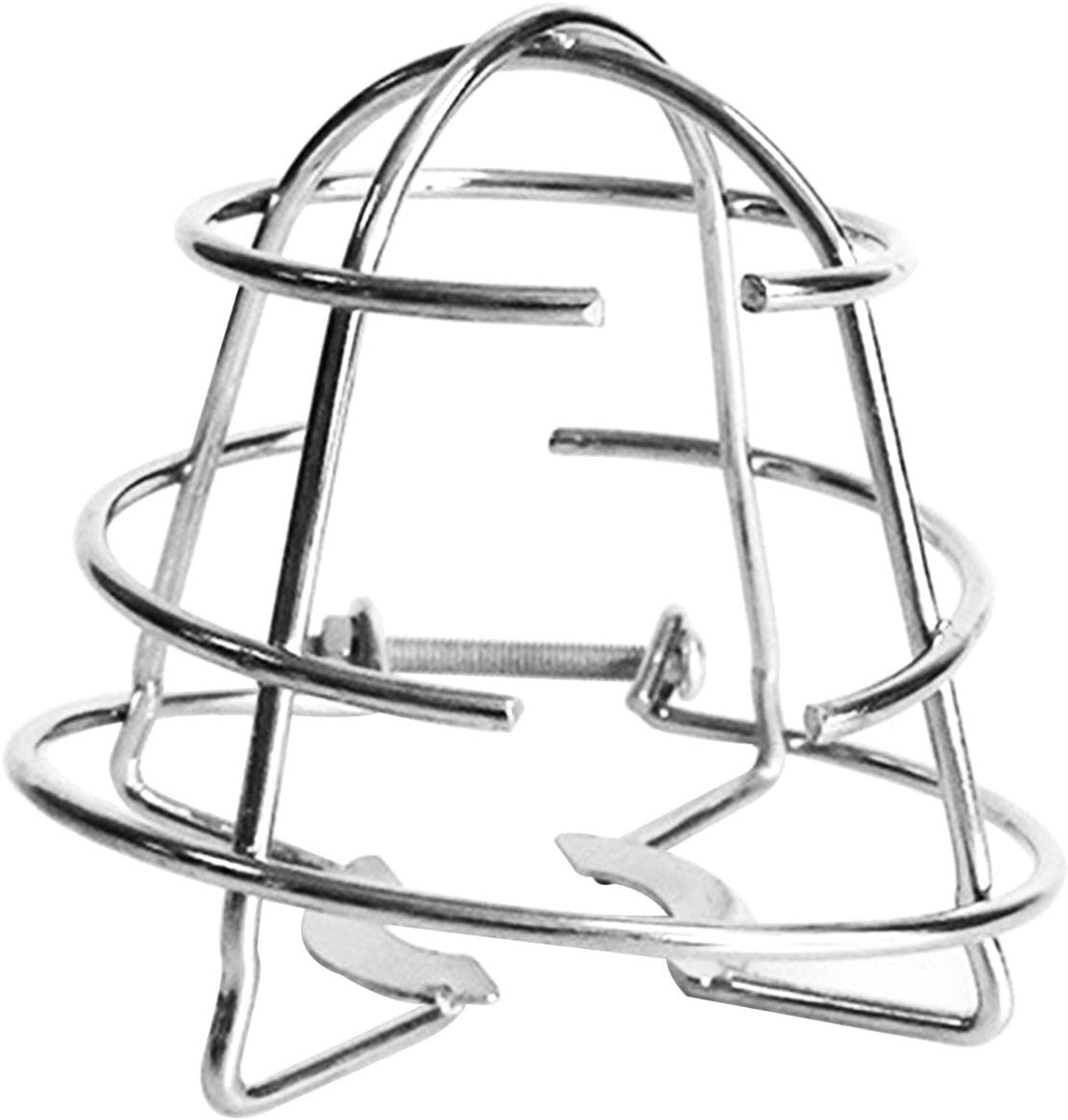 White Fire Sprinkler Head Guard Cover, Fire Safety Silver Frame Ring Sprinkler Protection Cover for Protecting Flush - ShopVlot