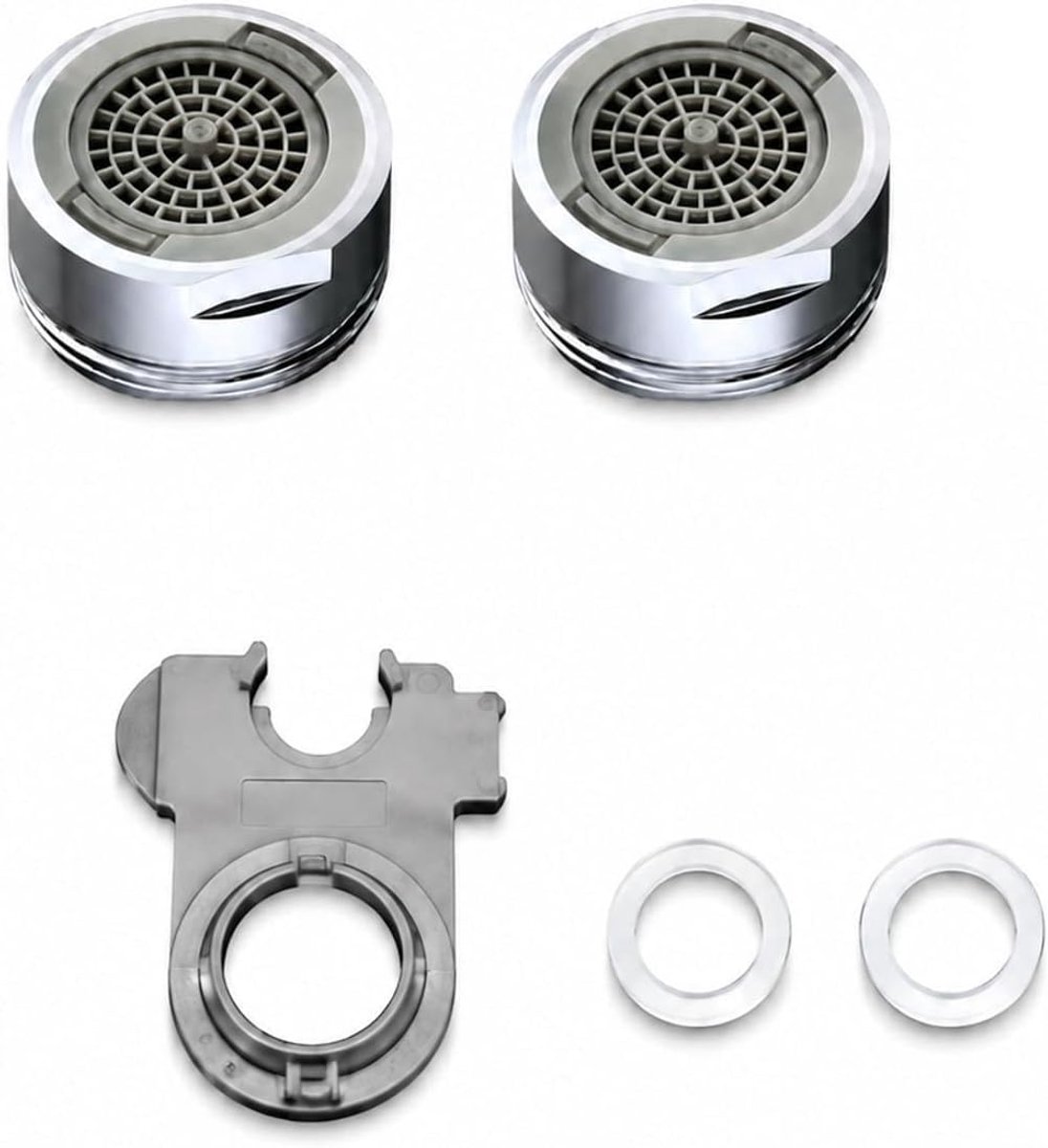 2 x M24 Brass Aerator, 2 Pieces, Aerator, M24 Faucet, Brass with Removable Filter, Filter for Sink and Water Tap, 2 - ShopVlot