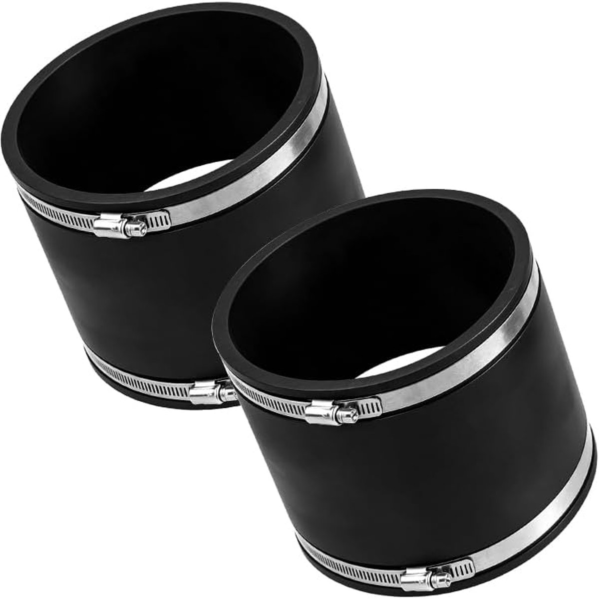 2 stuks flexibele pvc-buiskoppelingen - ShopVlot