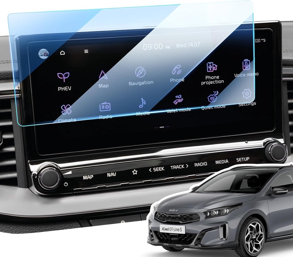 10.25" Screen Protector for Kia Ceed XCeed Proceed 2022-2025 - ShopVlot