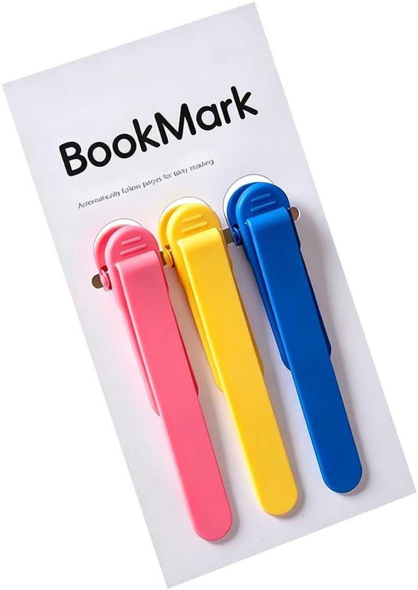 3 stuks automatische pagina-markering van siliconen, intelligente leesring, boekaccessoires voor vrouwen, mannen en - ShopVlot