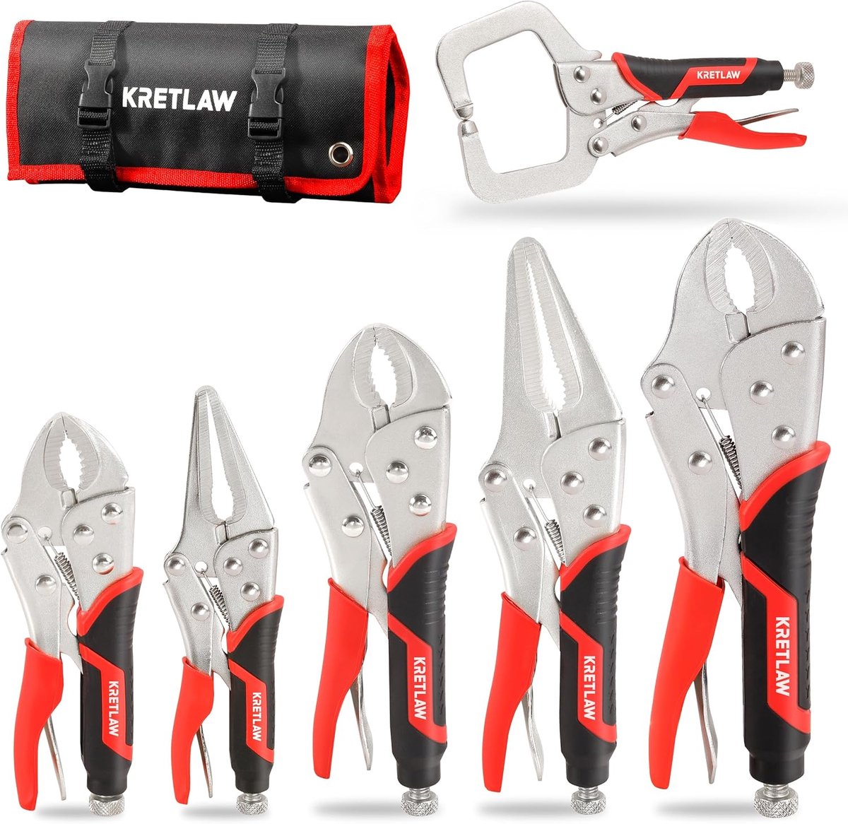 KRETLAW 6-piece gripping pliers - ShopVlot