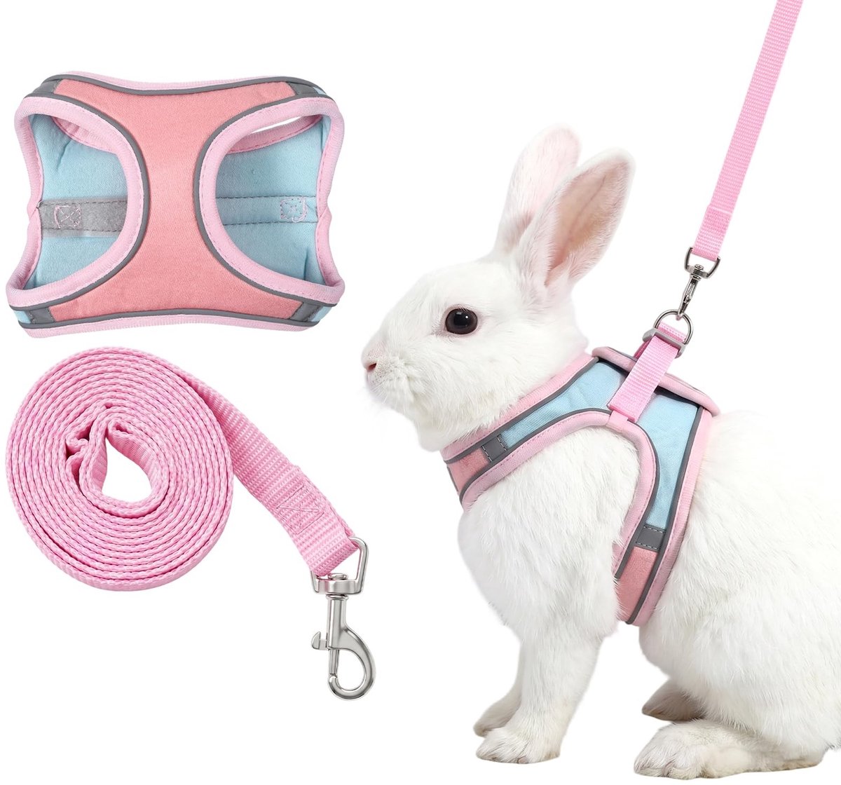 Solidchoice - Verstelbare Harnas met Leash voor Kleine Huisdieren