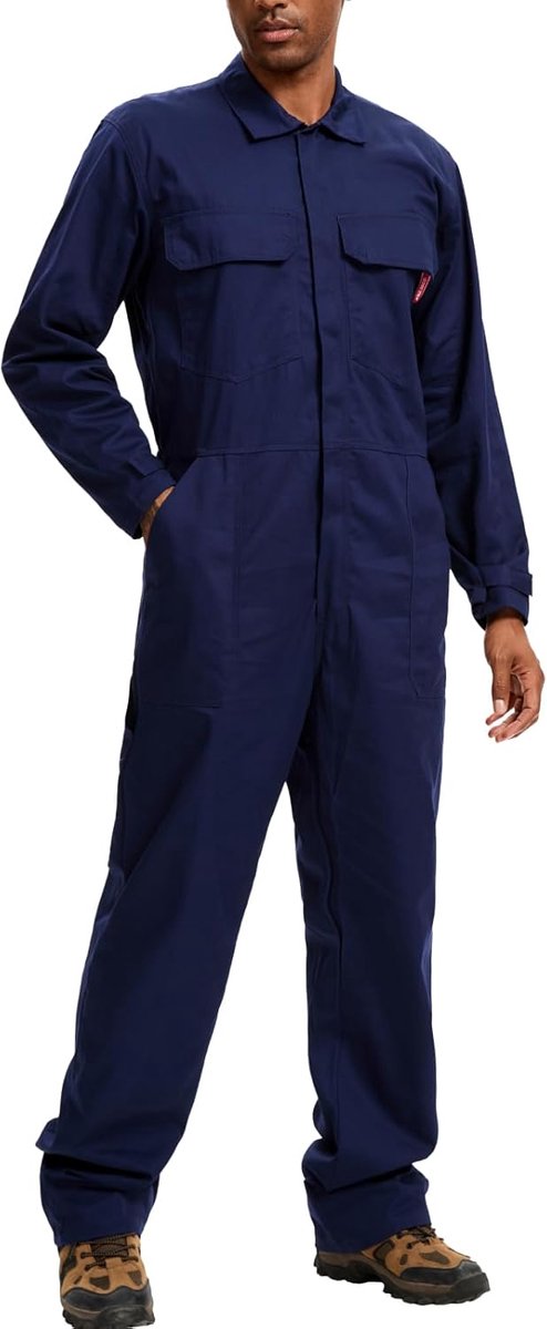 Werkoveralls heren 100% katoen - Premium kwaliteit - Ideaal voor bouw en klussen - Comfortabele pasvorm - ShopVlot