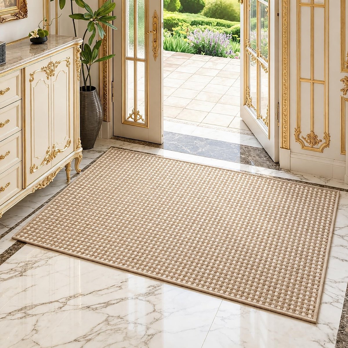 Solidchoice - Wasbare Vuilopvangmat 50x80cm voor Binnen