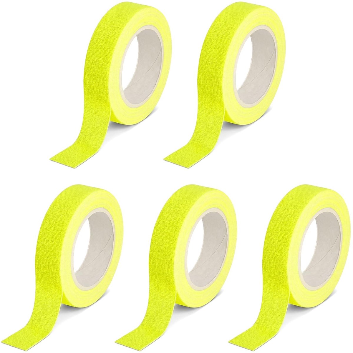 Solidchoice - Set van 5 Fluorescerende Plakbanden voor Meerdere Toepassingen