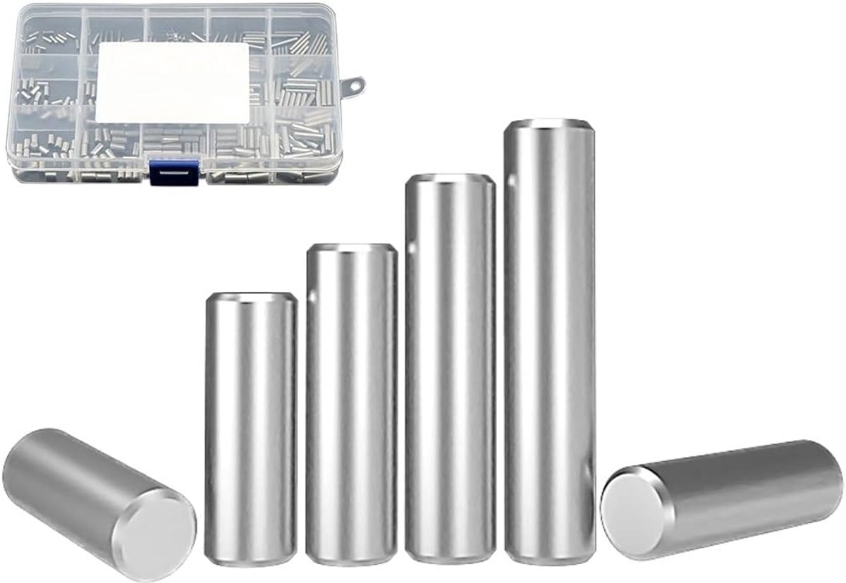 Dowel Pins 300pcs M2 M3 M4 - RVS 304 - Hoge precisie - Ideaal voor positionering - ShopVlot