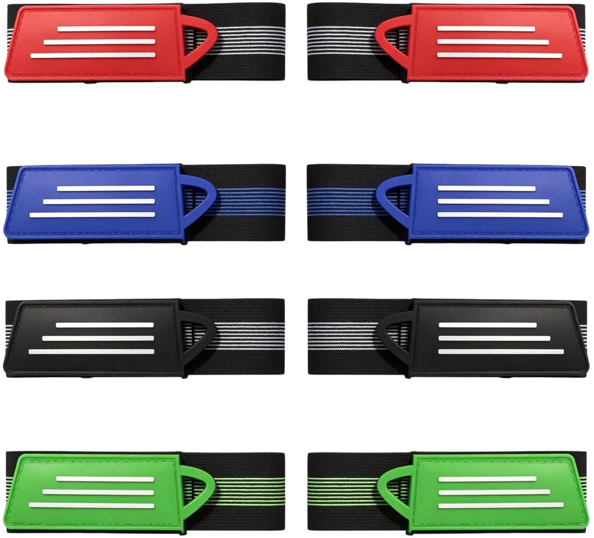 Solidchoice - 8 Stuks Verstelbare Elastische Broekbanden voor Fiets