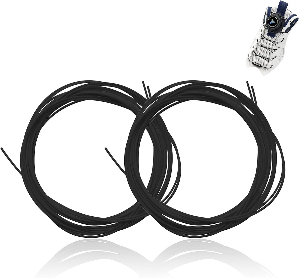 Snelveters voor BOA/Shimano - twist lock systeem - set van 4 - ideaal voor werkschoenen en buitenactiviteiten - ShopVlot