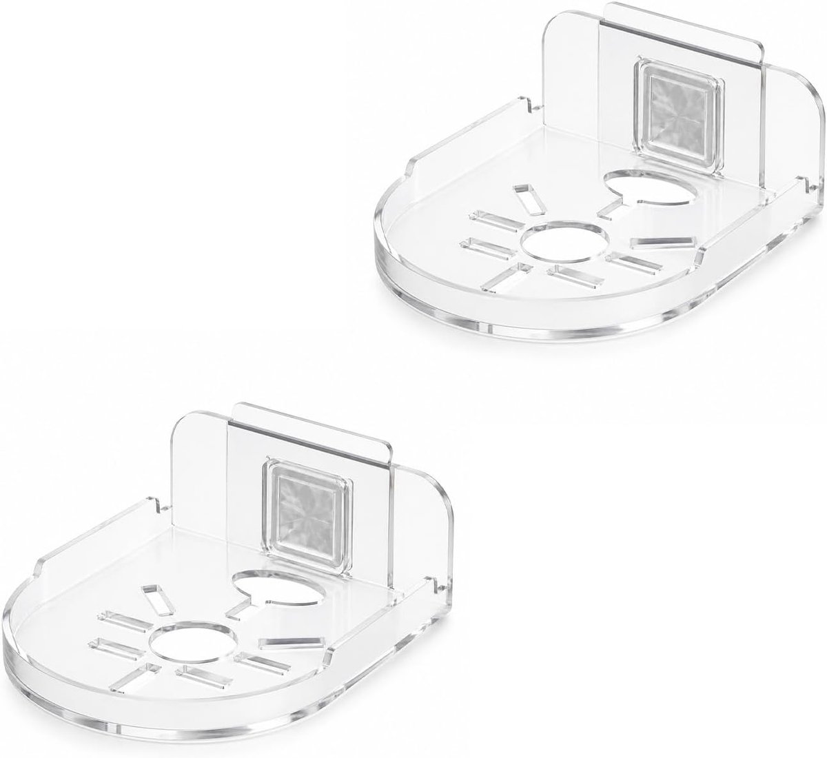 Camera-wandhouder zonder boren - transparant acryl - zelfklevend - maximale stabiliteit voor binnencamera's - ShopVlot