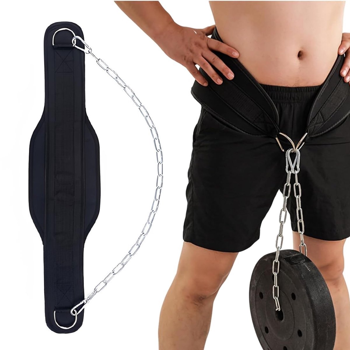 Solidchoice - Gewichthefgordel met Lendenbescherming voor Krachttraining