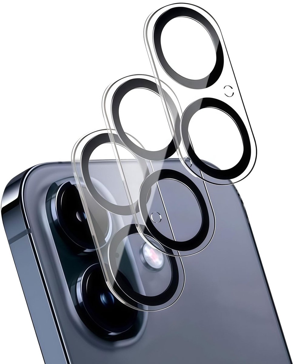 Solidchoice - 3 Stuks Camera Screen Protector voor iPhone 16/16 Plus