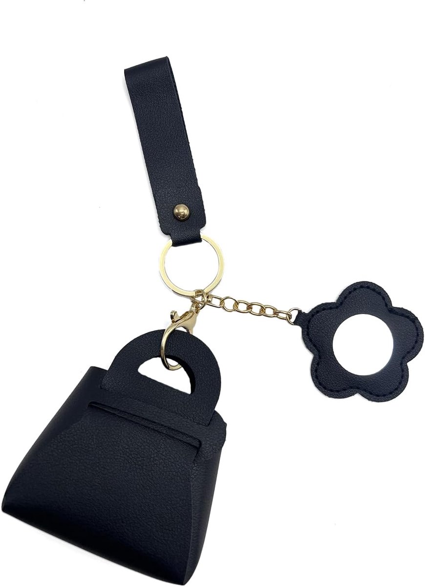 Mini portemonnee sleutelhanger - handige organizer - met rits - voor munten en kaarten - ShopVlot