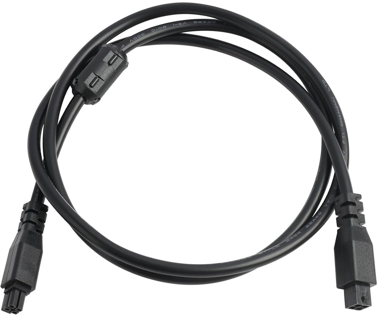 4 Pin AMS Lite Verlengkabel 1m voor 3D Printer, 22AWG Koperkern, Magnetische Ring tegen Elektromagnetische Interferentie, Verbeterde Betrouwbaarheid en Prestaties