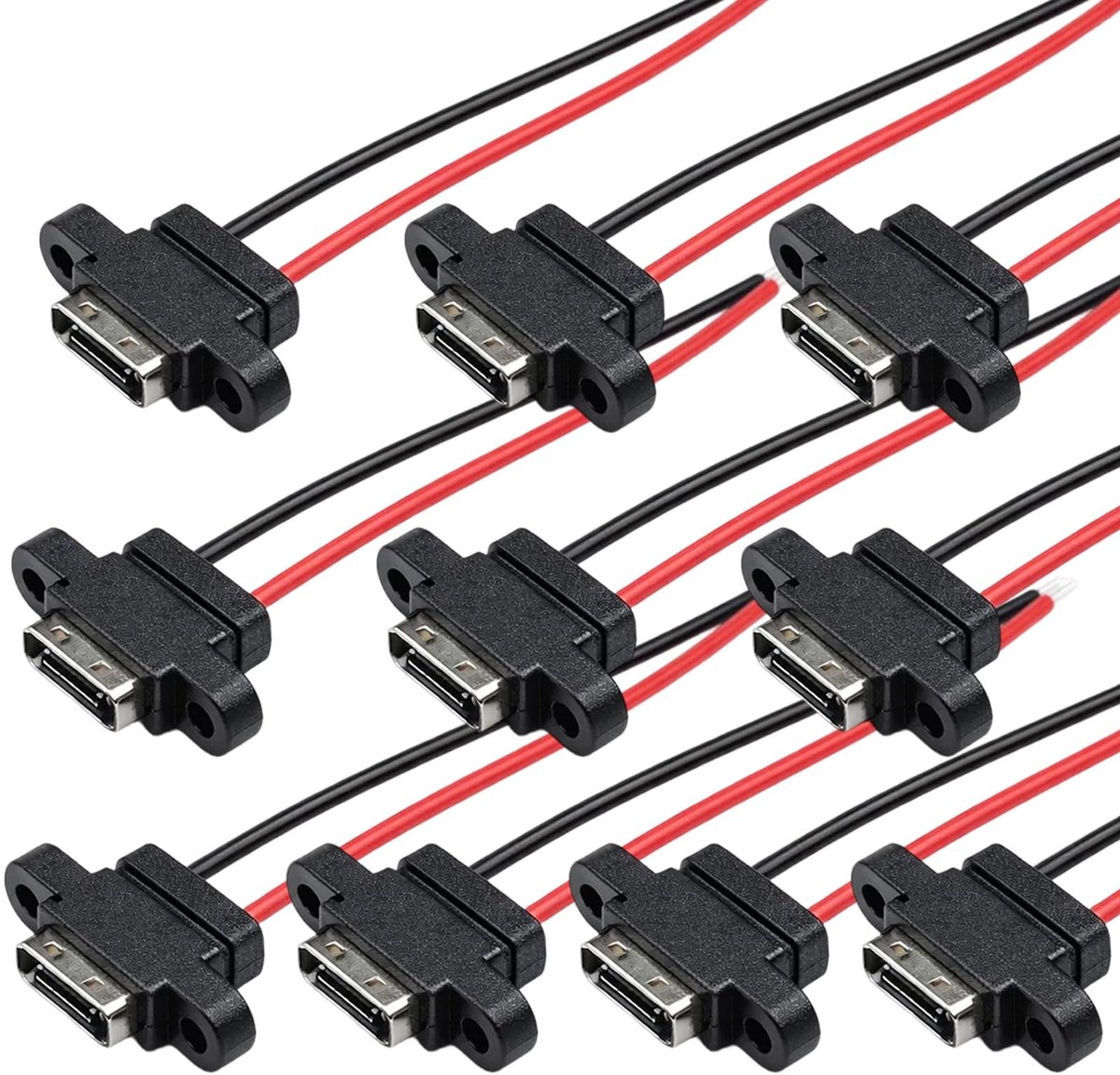 Solidchoice - Set van 10 USB C Connectoren voor Snelladen