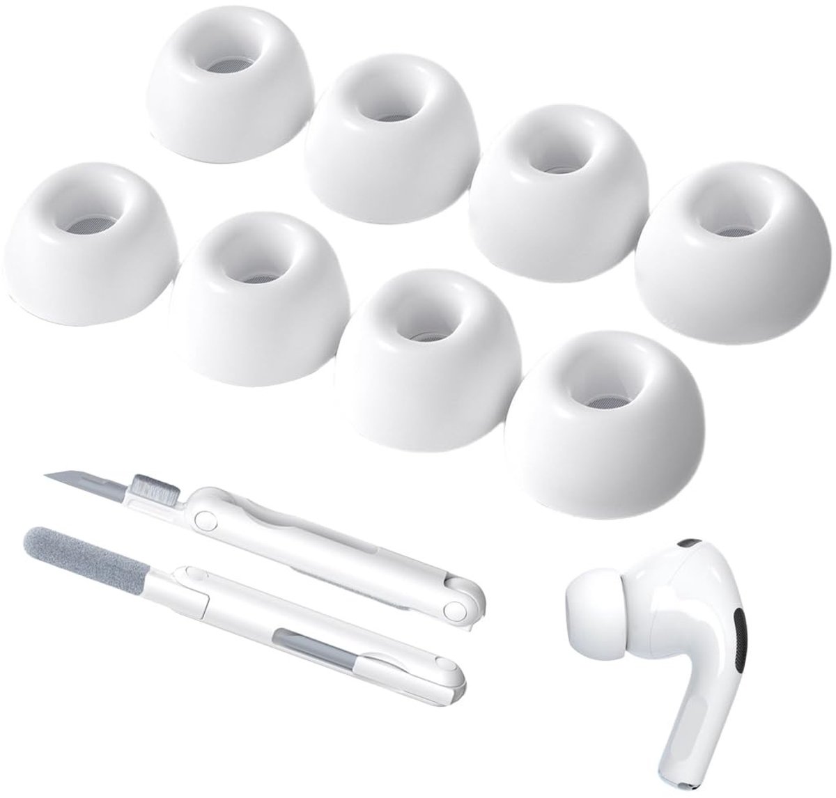 Solidchoice - Set van 4 Vervangende Oorkussens voor Oordopjes