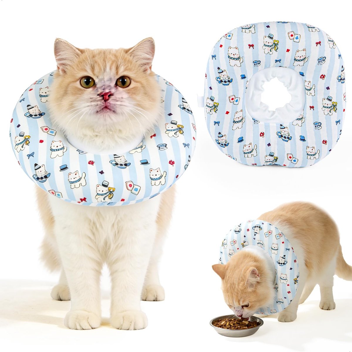 Solidchoice - Verstelbare Hond- en Kattenhalsband met Lekbescherming