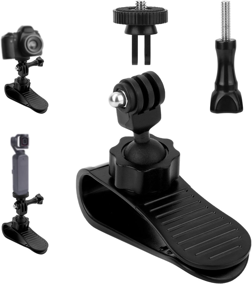 Solidchoice - Verstelbare Auto Zonnevisorgemonteerde Camera Houder