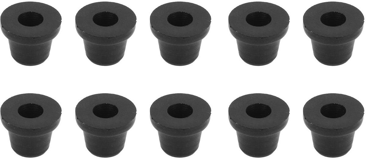 Solidchoice - Ventielafdekkappen voor Auto - Universele Rubber Bescherming