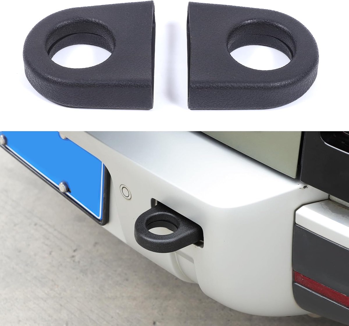 METYOUCAR Car Tow Bar Slip Ring Covers for L@R@Def@ender 90 110 130 2020 2021 2022 2023 Rear Bumper Styling Trailer - ShopVlot