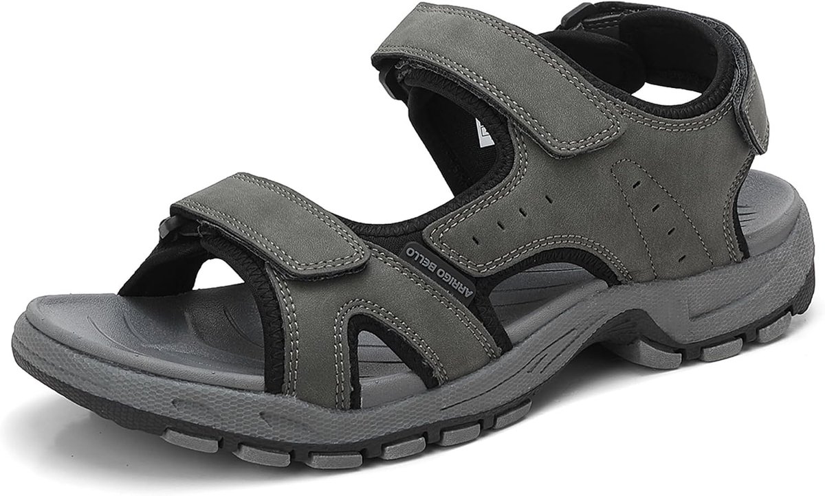 ARRIGO BELLO Men's Summer Hiking Sports Sandals Adjustable Buckle Open Toe Beach Shoes Outdoor Shoes Size 41-46 - ShopVlot