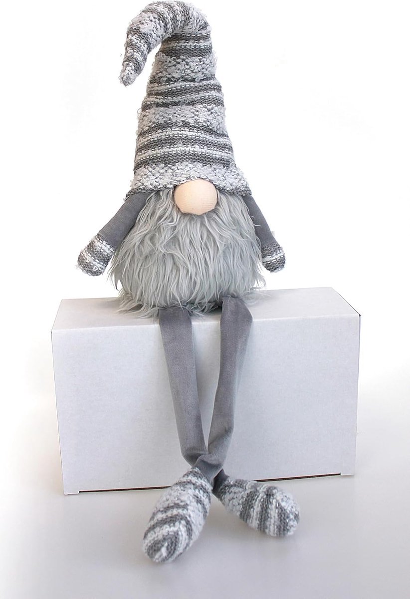 TEMPELWERLT edge stool deco figure snowman with pine tree 9x8x12cm, ceramic grey white, decorative figure shelf chair - ShopVlot