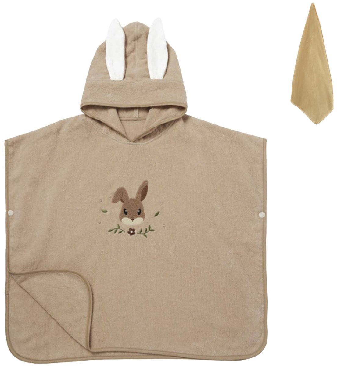 Badponcho voor kinderen 0-3 jaar - zachte capuchonhanddoek - super absorberend - ideaal voor na het badderen - ShopVlot