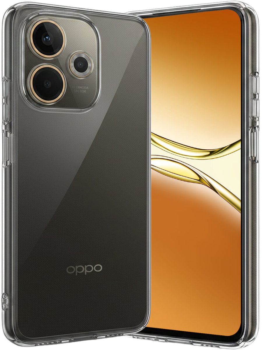 Hoes - Geschikt voor OPPO A5 Pro - Sterk & Shockproof - Hoesje Cover - Siliconen Case - Transparant