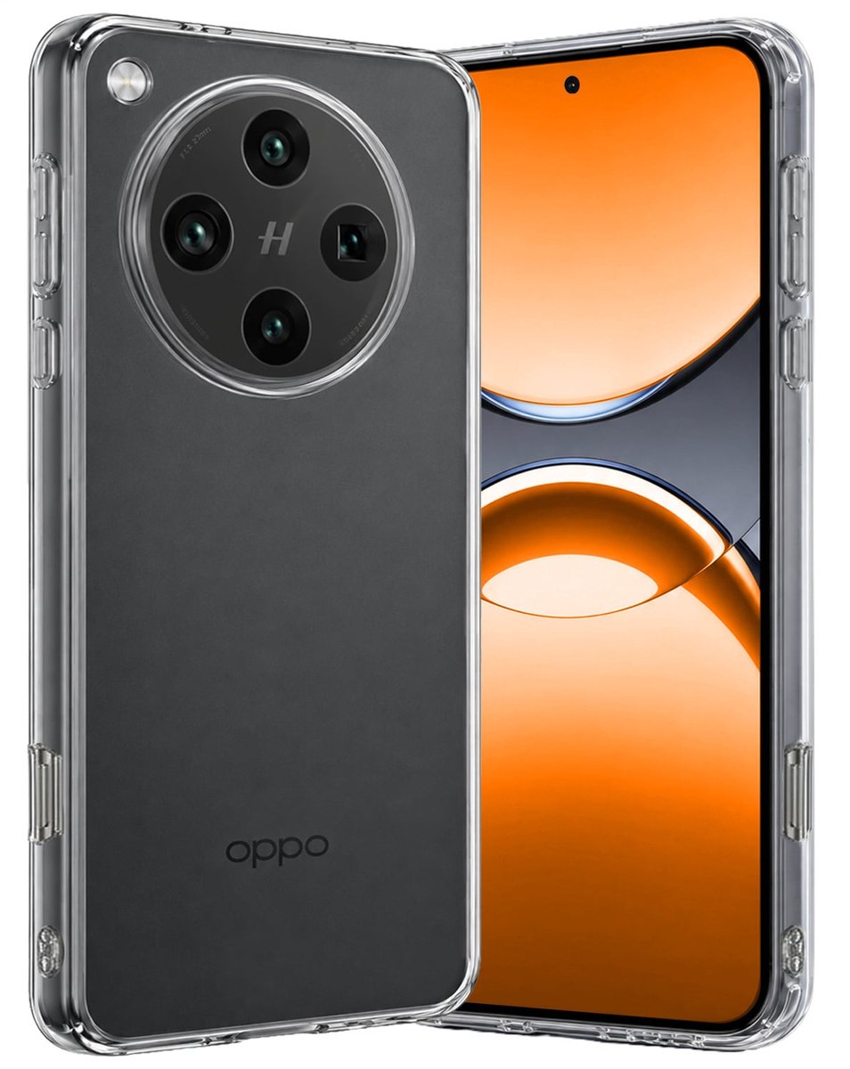 Hoes - Geschikt voor OPPO Find X8 Pro - Sterk & Shockproof - Hoesje Cover - Siliconen Case - Transparant