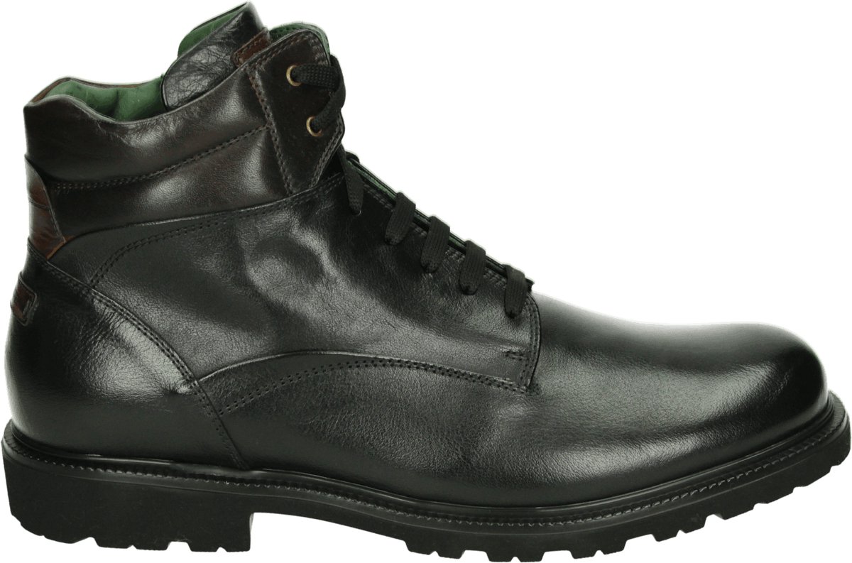 Galizio Torresi - 325168 - Vrije tijd half-hoogHeren veterschoenHeren sneakers - Kleur: Zwart - Maat: 42