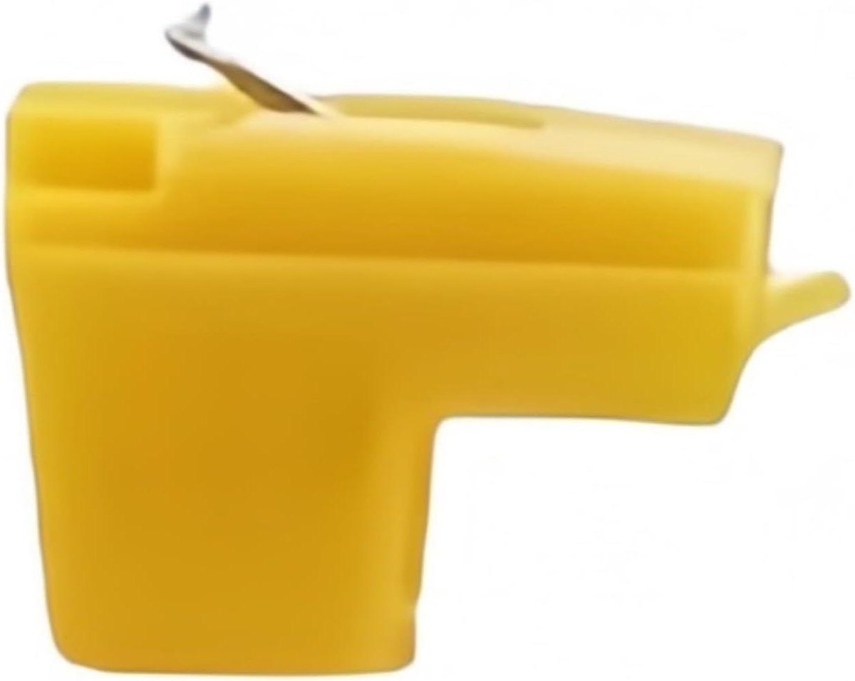 Vervangnaald Platenspeler - Stylus Naald - Vinyl Luisteren - Transparante Diamantpunt - Exacte Pasvorm - Geel