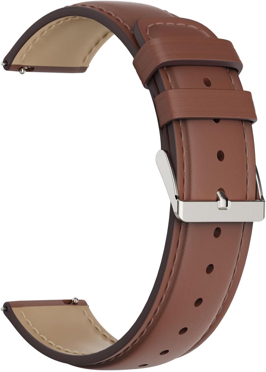 TOOBUR Watch Strap Vintage Leather Replacement Bracelet for Women Men Compatible with - ShopVlot