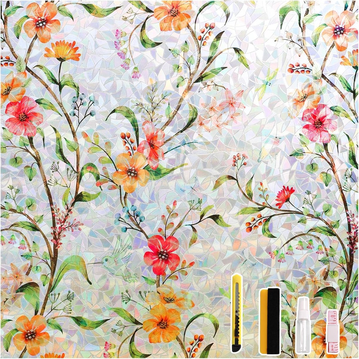 Window Film Self-Adhesive Colourful 90 x 400 cm - ShopVlot