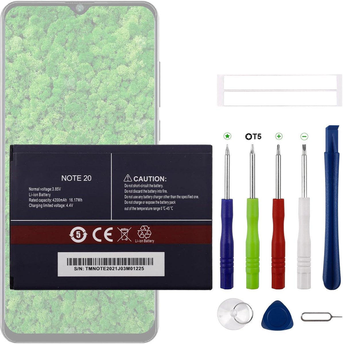 Cubot Note 20 Battery Compatible with Cubot Note 20/Note 20 Pro with Tools - ShopVlot