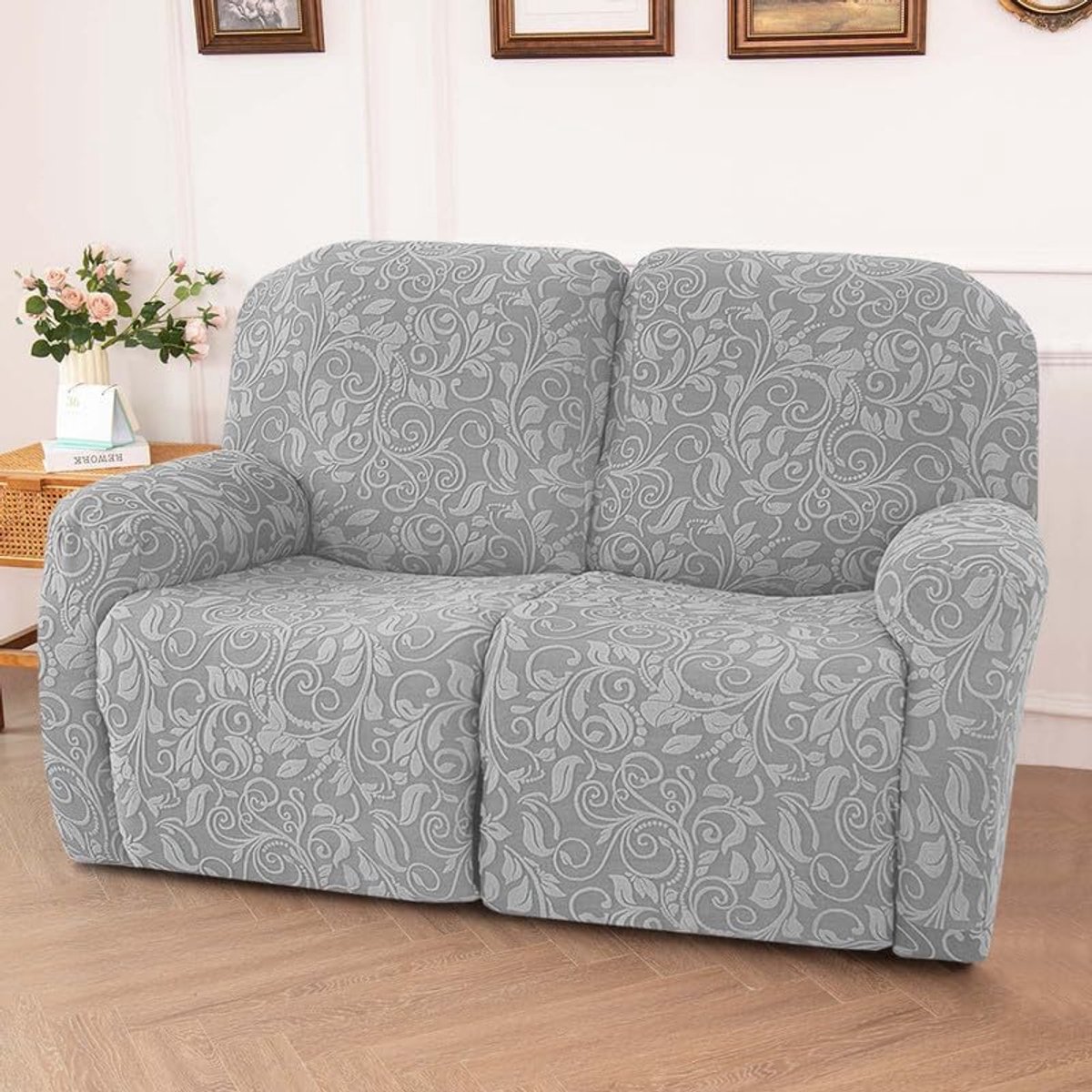 Recliner Chair Cover with Armrests Pockets Complete Recliner Chair Covers, 6 Piece Recliner Chair Cover Stretch Chair - ShopVlot