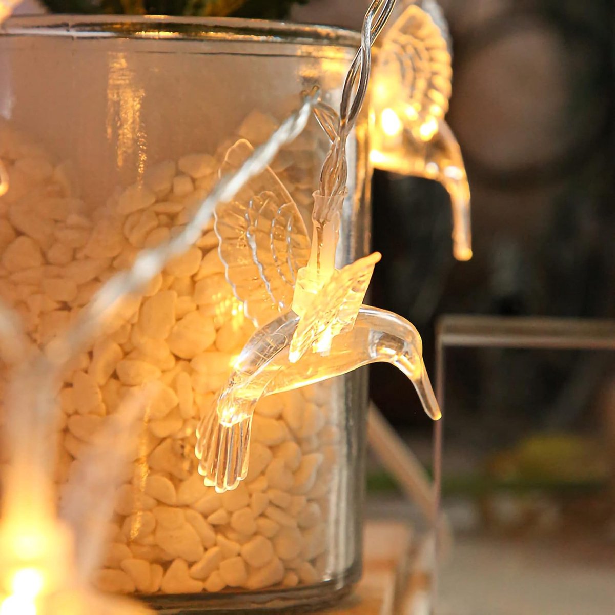 Hummingbird LED String Lights Animals Fairy Lights LED Decorative Lights Battery Operated Fairy String Lights for - ShopVlot