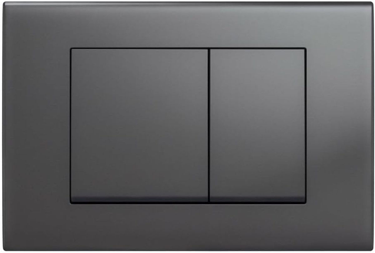 Printerplaat compatibel met Geberit Duofix Sigma/Delta/BASIC - gunmetal - hoogwaardig ABS - eenvoudig te monteren - ShopVlot