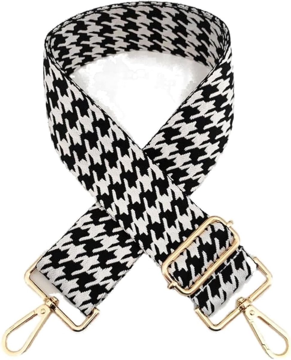 Adjustable Shoulder Strap for Bags, Bag Strap 75-130 cm with Carabiner, Multi-Coloured Shoulder Strap, 5 cm Wide - ShopVlot
