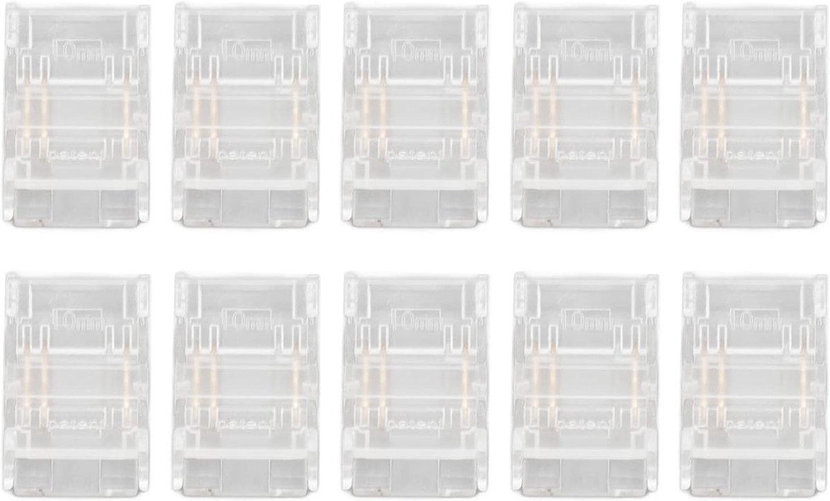 LED strip connector 10 mm - geen solderen - 3-polig - snelle installatie - ShopVlot