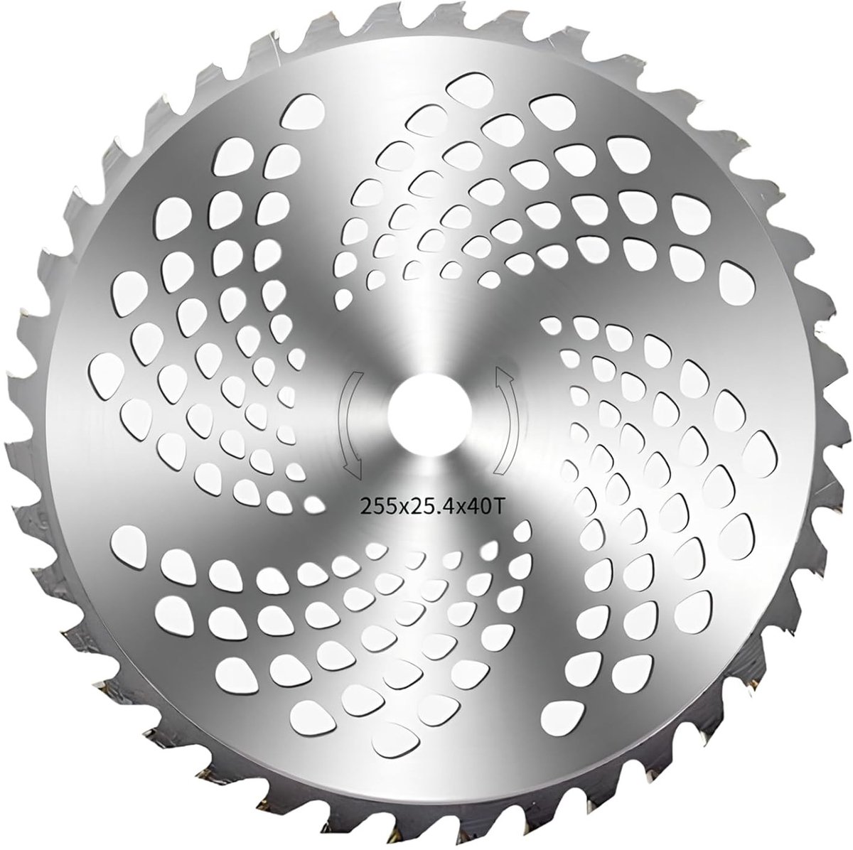 Bosmaaier mes - 255 mm - Hardmetalen Zaagblad met 40 Tanden - Voor Benzine en Accutrimmer