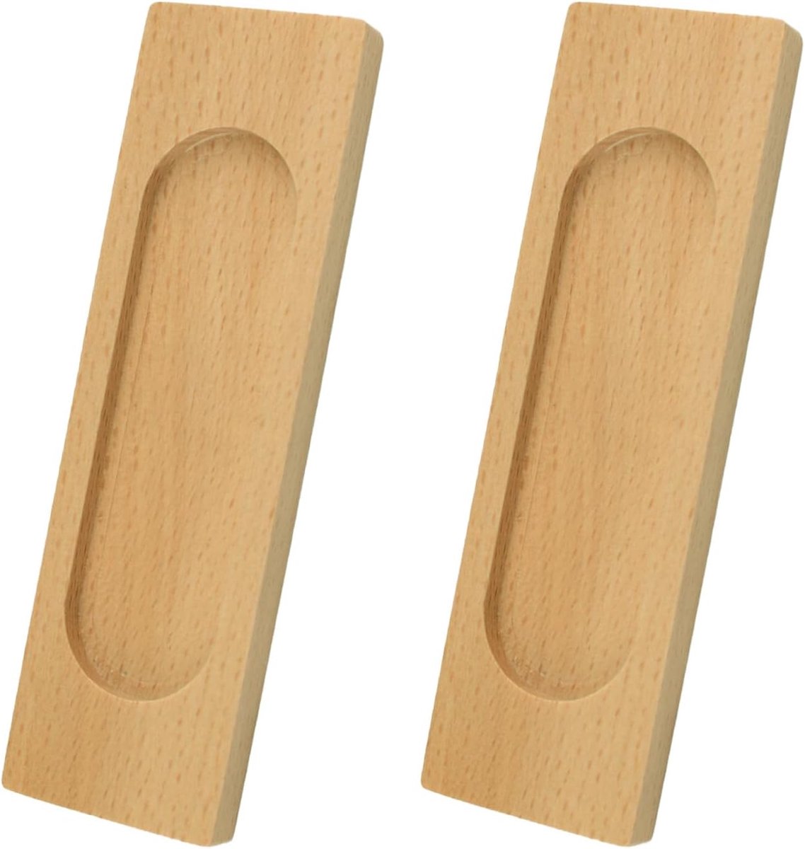 Sliding door handgrepen - 2 stuks hout - zelfklevend - kindvriendelijk gebruik - ShopVlot