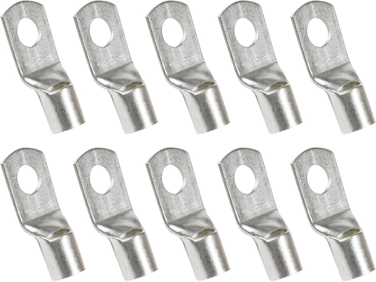 M8 elektrische lugs 35 mm² - getinned koper - corrosiebestendig - betrouwbare batterijverbindingen - ShopVlot