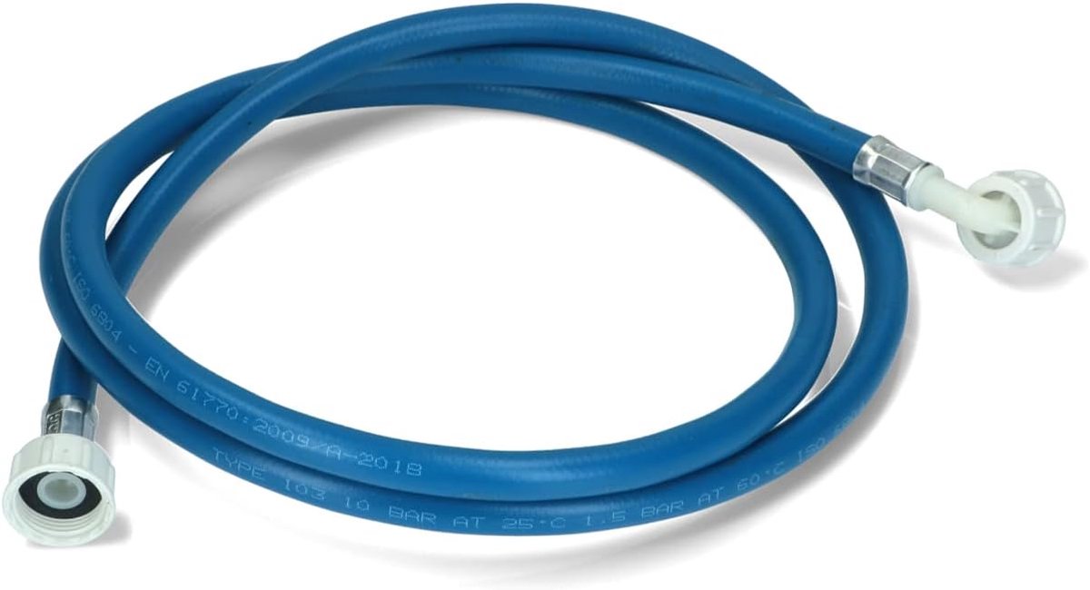 Inlaatwaterslang 2 Meter - 3/4 Inch - Rechte/Hoekverbinding - Geschikt voor Wasmachine en Vaatwasser - ShopVlot